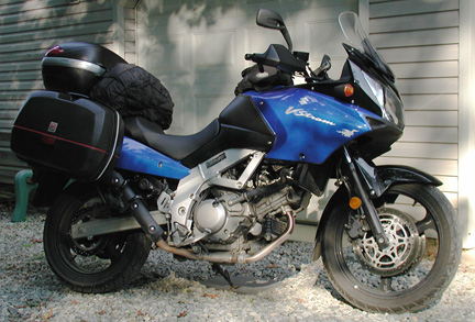 My Suzuki DL650 V-Strom Packed and Ready: